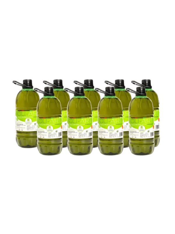 Producte Pack 9 garrafes Oli d'Oliva Verge Extra Oli-Art Fruits Secs les Garrigues 2 l Imatge