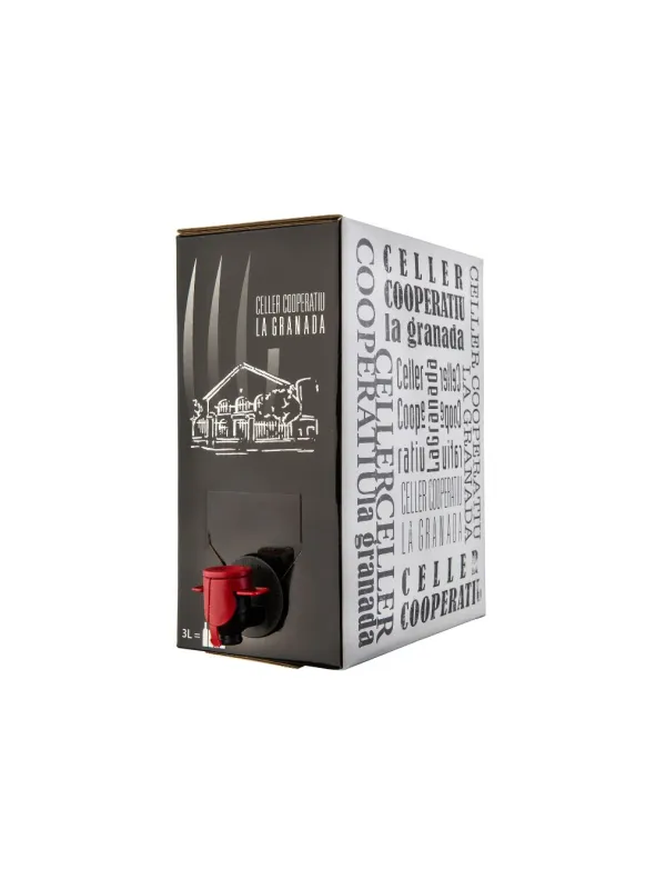 Producte Vi negre bag in box Celler de La Granada Imatge
