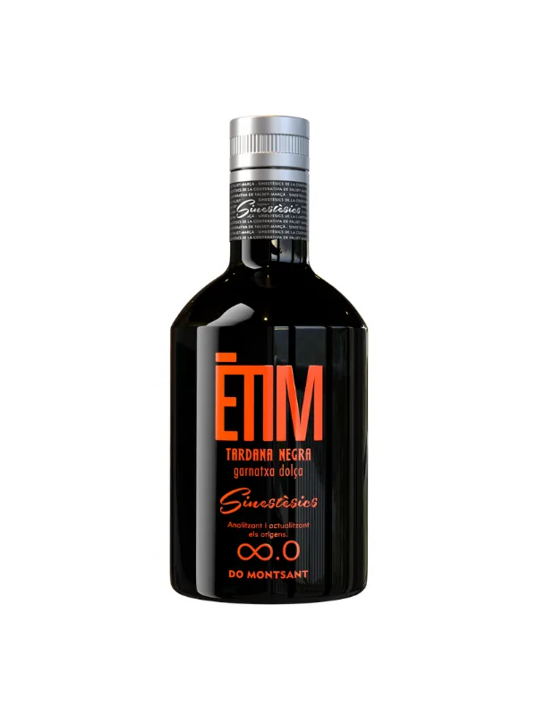 Producte Vi dolç Sinestèsics Tardana Negra Falset Marçà 500 ml Imatge